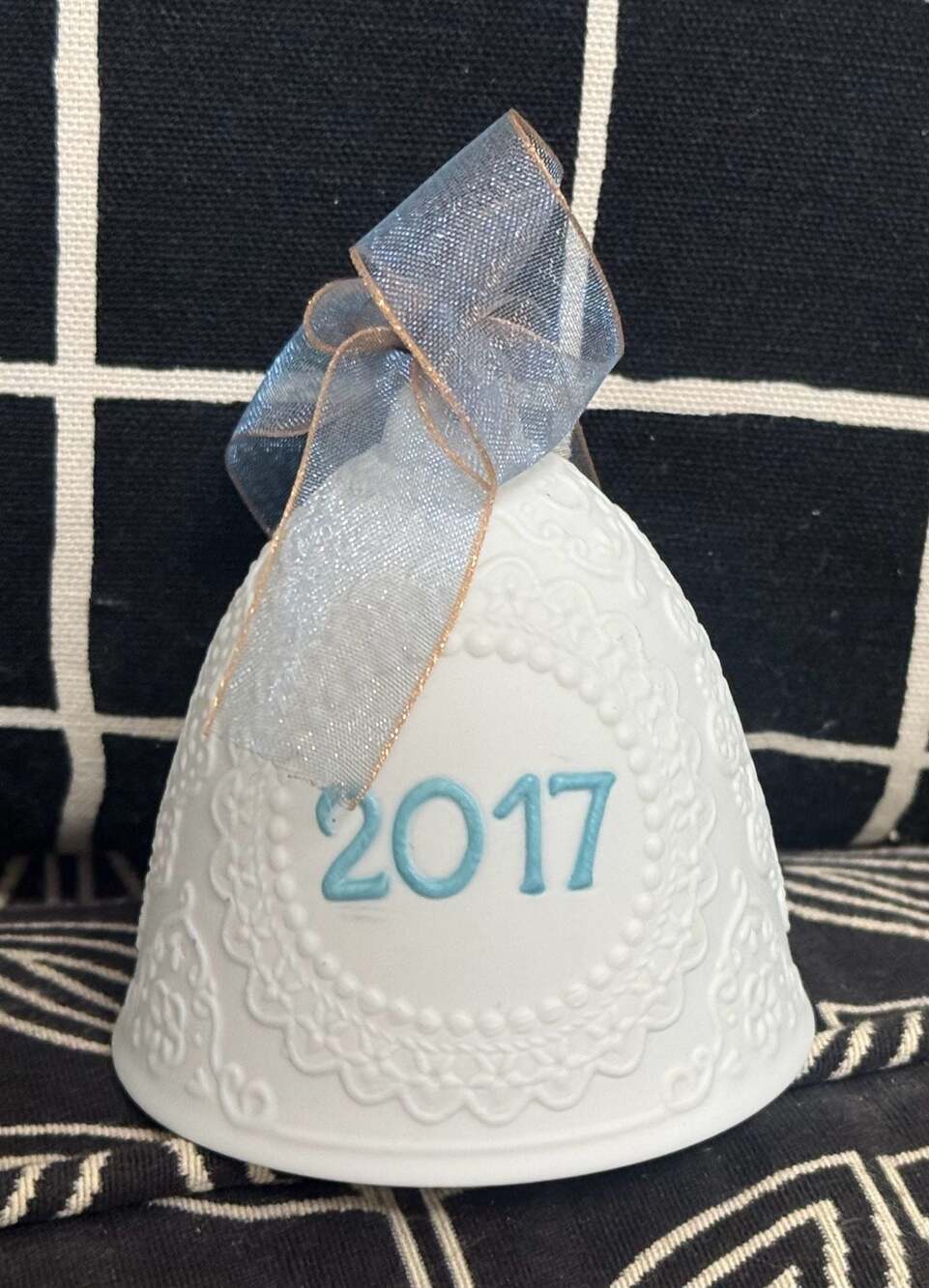 Lladro 2017 Annual Christmas Bell Porcelain Ornament